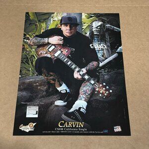 Sonny Sandoval of P.O.D. - Carvin Guitars - Print Advertisement